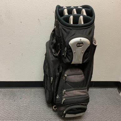 Used Sun Mtn C-130 Mens Cart Bag Black And Silver 11855-s000192221
