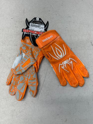 Used Hybrid Bb Sb Batting Gloves Orange Xl 11835-c000193474