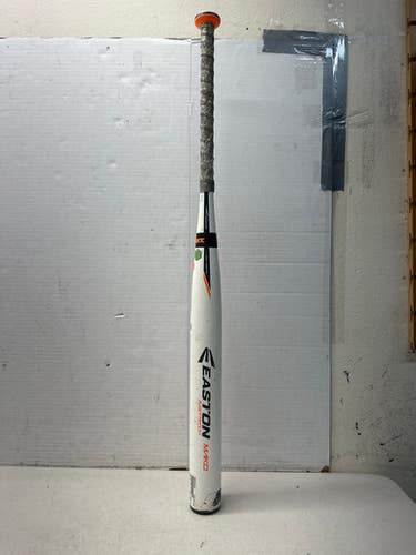 Used Easton Fp15mk10 Bb Sb Fastpitch Bat Orange And White 34" 11835-s000194132