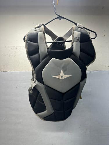 Used All Star Cpccadv912 Catchers Chest Protector Black And Grey Junior 11835-s000195086