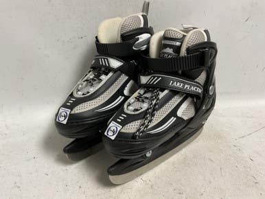 Used Lake Placid Adj 1-4 Junior Hockey Skate Adjustable 11855-s000202000