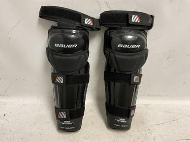 Used Bauer Official Shin Guard Referee Shin Guards Black 13" 11855-s000203301