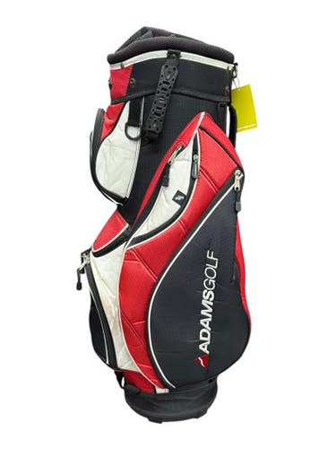 Used Adams Golf Men’s Golf Stand Bag - Red Black White 11835-c000202570