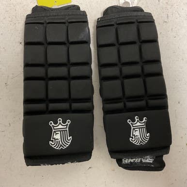 Used Brine Lopro Superlight Lacrosse Arm Pads Guards Black Md 11855-s000202637