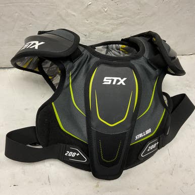 Used Stx Stallion 200+ Lacrosse Shoulder Pads Black Sm 11855-s000202782