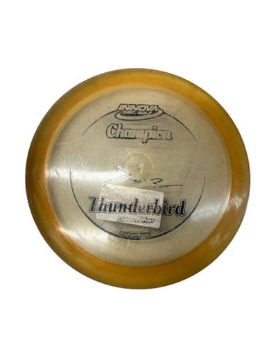 Used Innova Champion Mcbeth 4x Thunderbird Disc Golf Driver Orange 11835-s000205564