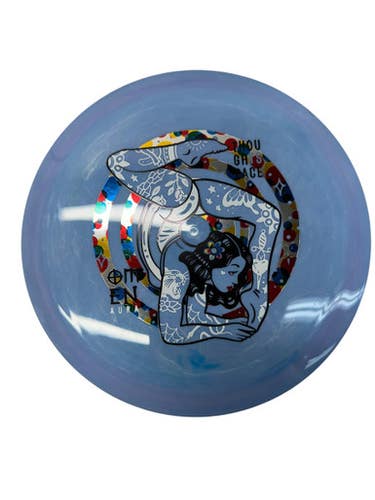 Used Thought Space Athletics Aura Omen Disc Golf Driver Royal Blue 11835-s000207937