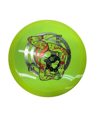 Used Thought Space Athletics Aura Omen Disc Golf Driver Yellow 11835-s000207938