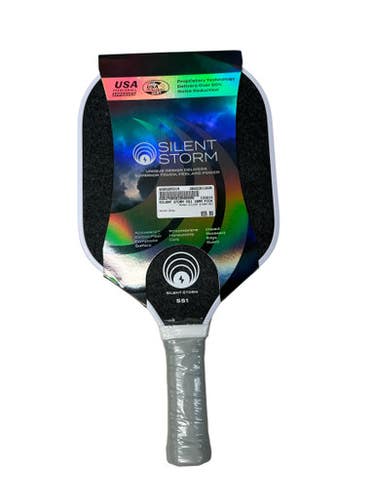 New Silent Storm Ss1 Pickleball Racquet Grey 11835-s000205314
