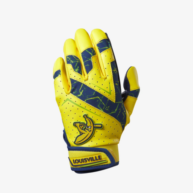 New Savannah Bananas Batting Gloves Yth Md 11855-hbxwb5761501ym