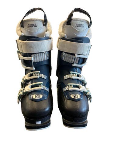 Used Salomon Quest Access 70w Womens Dh Ski Boot Black 250 Mp - M07 - W08 10299-s000306734
