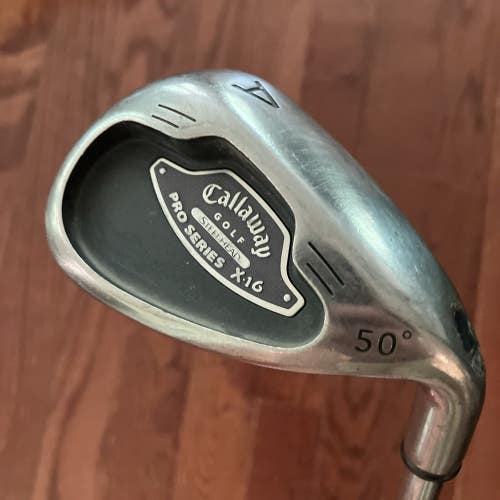 Callaway Steelhead X-16 A Approach Wedge 50 * Right Handed w/ Steel Shaft