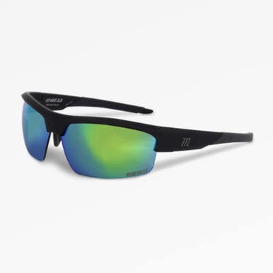 New Marucci Youth Sunglasses Mv463y 2.0 M Bk Grn Grn 11602-mrcmsnv463y2mbgr