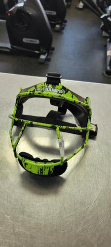 Used Champro Field Mask Bb Sb Fielders Mask Green One Size 11497-c000150628