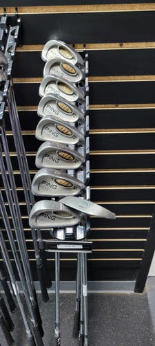 Used Ping I3 Black Dot Mens Iron Set Rh 3i-gw Aw 11497-s000153360