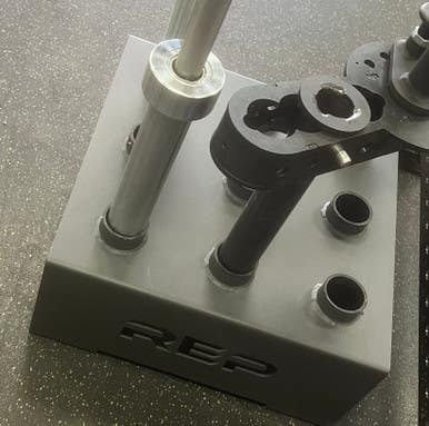 Used Repfitness Bar Holder 9 Bar 11497-s000154501