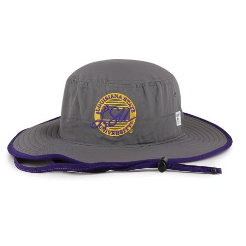 The Game LSU Tigers Boonie Hat Unisex Dark Gray Chin Strap NCAA Licensed DSGL288
