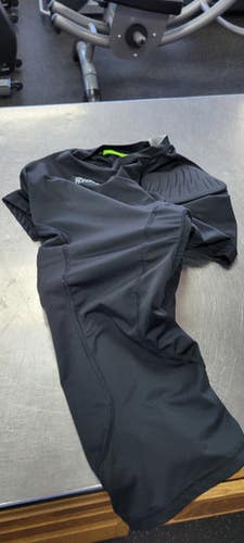 Used Riddell Xl Padded Shirt Fb Top Youth Black Xl 11497-s000152062