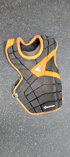 Used Easton Game Time Intermediate 12-15 Catchers Chest Protector Orange Intermed 11497-s000155548