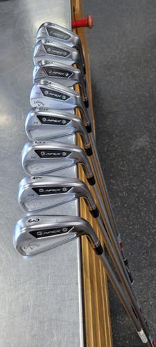 Used Callaway Apex Cb 24 3-10 Mens Iron Set Rh 3i-pw 11497-s000145897