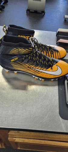 Nike Adult Fb Cleats White Black Yellow Senior 16 11497-s000146180