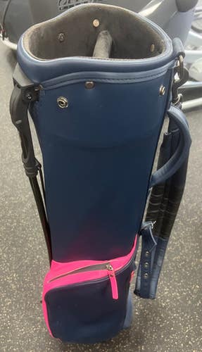 Used Stitch Stand Bag Mens Stand Bag Navy Blue 11497-s000153075