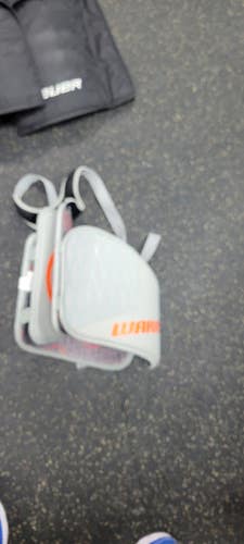 Used Warrior Burn 16 Lacrosse Rib Pads Grey Lg 11497-c000154306