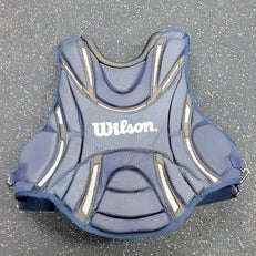 Used Wilson 16.5 Catchers Chest Protector Navy Blue Intermed 11497-s000155842