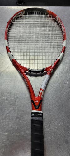 Used Babolat 135 Yr Anniversary Pure Drive Red Adult Tennis Racquet Red 4 3 8" 11497-s000148244