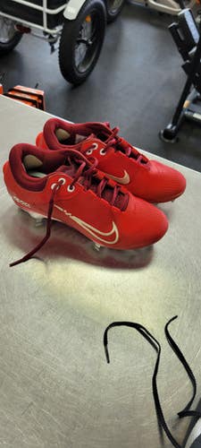 Used Nike React 7.5 Metal Bb Sb Cleats Red Senior 7.5 11497-c000149454