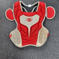 Used Louisville Slugger Chest Protector Catchers Chest Protector Red Intermed 11497-s000154809