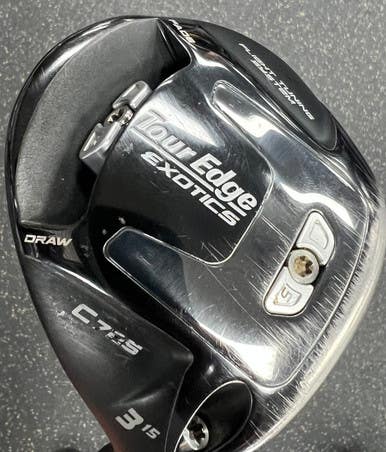Used Tour Edge Exotics 725 Mens Fairway Wood Rh 3 Wood 11497-s000156555