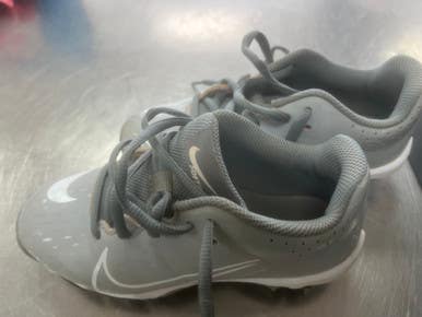 Used Nike Fastflex Bb Sb Cleats Grey Youth 13.0 11497-s000157007