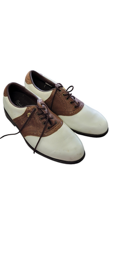 Used Foot Joy Mens Golf Shoes White Senior 8.5 11497-c000144823