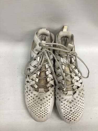 Used Nike Lax Cleats Mens White Senior 11.5 11851-s000029179