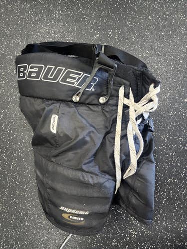 Used Bauer Supreme Power Senior Pant Black Md 11849-s000019221