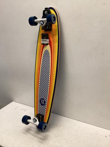 Used Surf A Good Complete Skateboard Orange Long 11443-s000196232