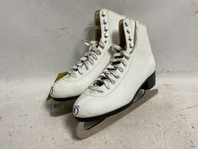 Used Chimo Tara Women's Figure Skates White Senior 8 11855-s000202333