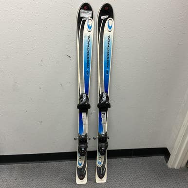 Used Rossignol Junior 130 Boys Dh Ski Binding Royal Blue 130 Cm 11855-s000185182