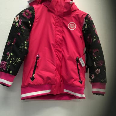 Used Roxy Outerwear Heavy Jacket Y Pink Md 11443-s000191682