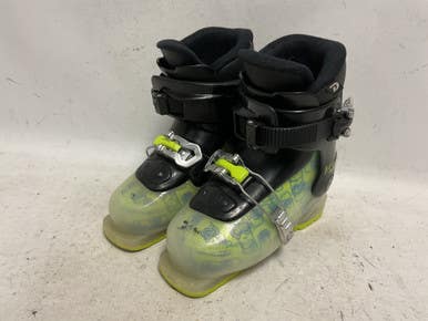Used Dalbello Menace 2 Boys Dh Ski Boot Black And Optic Yellow 195 Mp - Y13 11855-s000198480