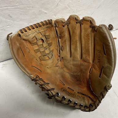 Used Rawlings Xfg-12 Baseball Glove Rh Throw Brown 12" 11855-s000198442