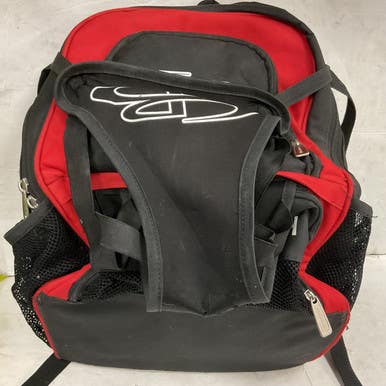 Used Boombah Bb Sb Player Backpack Black And Red 11855-s000200261