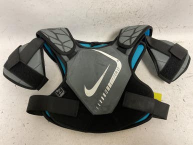 Used Nike Vapor Lt Lacrosse Shoulder Pads Grey Md 11855-s000202932