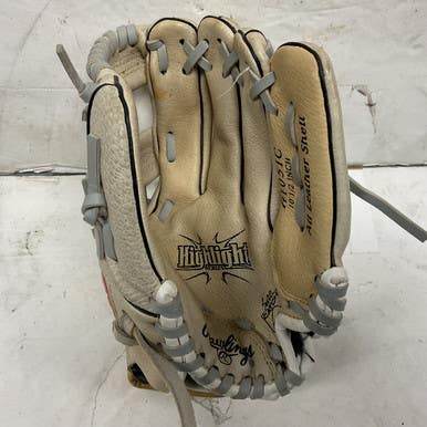 Used Rawlings Highlight Series H105ic Baseball Glove Rh Throw Tan 10 1 2" 11855-s000202985