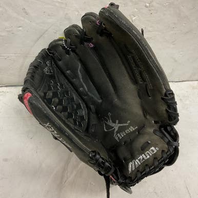 Used Mizuno Finch Gpp 1209d Rh Throw Fastpitch Gloves Black 12" 11855-s000202987