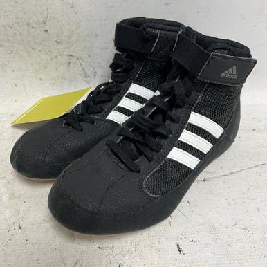 Used Adidas Aq3327 Wrestling Shoes Black Junior 02 11855-s000203051