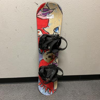Used Jr Snowboard Red 100 Cm 11855-s000203057