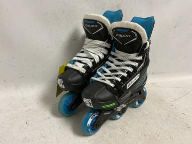 Used Bauer Xlp 11-1 Roller Hockey Skates Black Adjustable 11855-s000204311