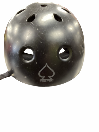 Used Pro-tec Skateboard Helmet Black Lg 11613-s000183191